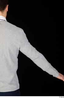 Tomas Salek arm business clothing dressed grey sweater upper body…